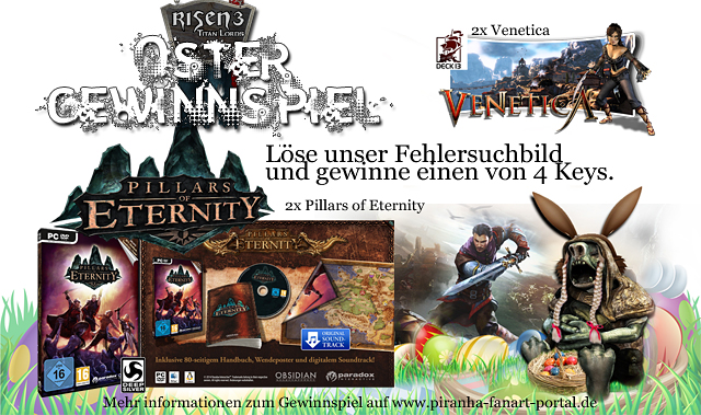 Risen3 Osterrätsel! -Finde alle 18 Fehler-