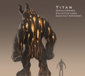 Risen Conceptart - CreatureArt Titan Entwurf 